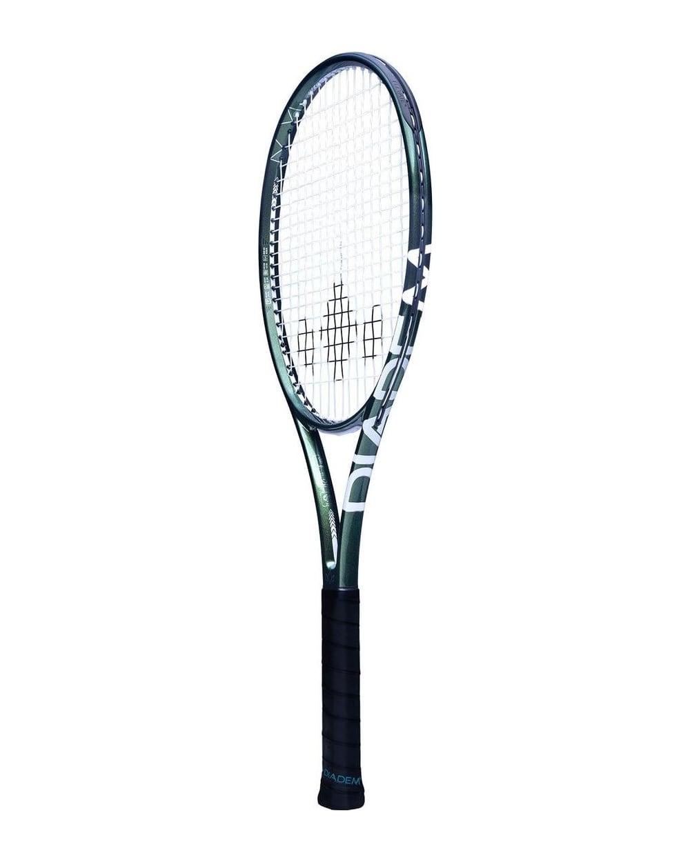 Diadem Elevate V4 Team 98 tennis racket in metallic green
