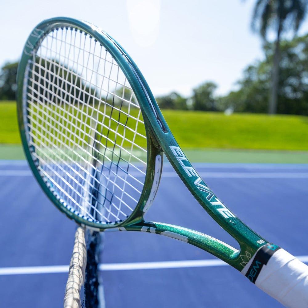 A Diadem Elevate racket on court