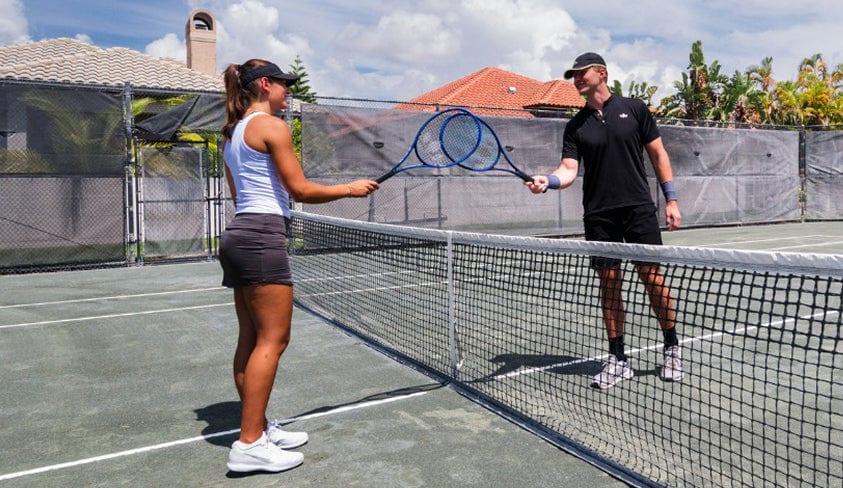 Diadem Premier tennis balls on court